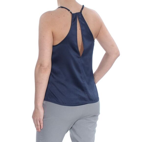 ROXY Womens Navy Camisole Spaghetti Strap V Neck Tank Top S - Picture 3 of 3